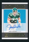 2018 Panini Donruss AUTOGRAPHED Football Card Joe Klecko New York Jets