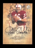 2012 Upper Deck SP Authentic AUTOGRAPHED Football Card Jim Plunket New Engl