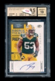 2012 Panini Contenders AUTOGRAPHED ROOKIE Football Card Nick Perry Green Ba