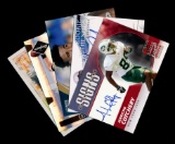 (5) AUTOGRAPHED Football Cards