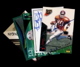 (5) AUTOGRAPHED Football Cards
