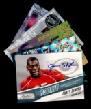 (5) AUTOGRAPHED Football Cards