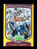 2009 Bowman Chrome Refractor Phillip Rivers San Diego Chargers. Numbered 06