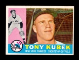 1960 Topps Baseball Card #83 Tony Kubek New York Yankees