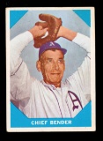 1960 Fleer Greats Baseball Card #7 Hall of Famer Chief Bender Philadelphia