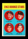 1963 Topps Baseball Card #253 Rookie Stars: Len Gabrielson-Pete Jernigan-De