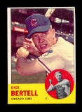 1963 Topps Baseball Card #287 Dick Bertell Chicago Cubs