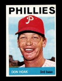 1964 Topps Baseball Card #254 Don Hoak Philadelphia Phillies