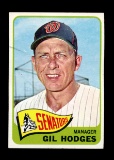 1965 Topps Baseball Card #99 Gill Hodges Manager Washington Senators