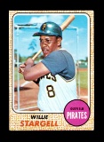 1968 Topps Baseball Card #86 Hall of Famer Willie Stargell Pittsburgh Pirat