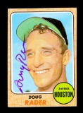 1968 Topps AUTOGRAPED Baseball Card #332 Doug Rader Houston Astros. No COA