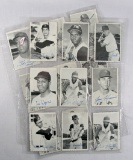 (17) 1969 Topps Deckle Edge Baseball Cards Some Lower Grade. Clemente Damag