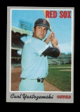 1970 Topps Baseball Card #10 Hall of Famer Carl Yastrzemski Boston Red Sox