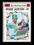 1970 Topps Baseball Card #459 All Star Hall of Famer Reggie Jackson Oakland