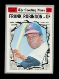 1970 Topps Baseball Card #463 All Star Hall of Famer Frank Robinson Baltimo