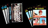(8) 1971 Topps Baseball Leaders and Checklist Cards