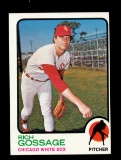 1973 Topps ROOKIE Baseball Card #174 Rookie Hall of Famer Rich Gossage Chic