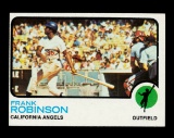1973 Topps Baseball Card #175 Hall of Famer Frank Robinson California Angel
