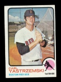 1973 Topps Baseball Card #245 Hall of Famer Carl Yastrzemski Boston Red Sox