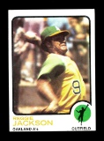 1973 Topps Baseball Card #255 Hall of Famer Reggie Jackson Oakland As