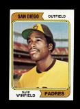 1974 Topps ROOKIE Baseball Card #456 Rookie Hall of Famer David Parker San
