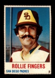 1979 Hostess Hand Cut Baseball Card #144 Hall of Famer Rollie Fingers San D