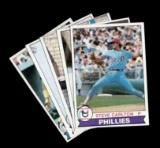 (5) Topps Baseball Cards Hall of Famers