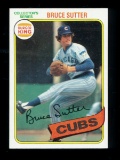 1980 Topps Burger King Baseball Card #11 Hall of Famer Bruce Sutter Chicago