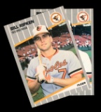 (2) 1989 Fleer Baseball Cards #616 Billy Ripken Baltimore Orioles Fuck Face