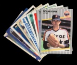 (9) Nolan Ryan Baseball Cards