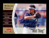 2006 Fleer AUTOGRAPHED Nickname Greats Baseball Card #NG-MW 