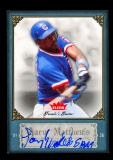 2006 Fleer AUTOGRAPHED Baseball Card #41 Gary Mathews Chicago Cubs