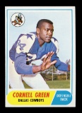 1968 Topps Football Card #216 Cornell Green Dallas Cowboys