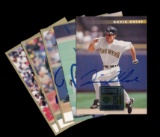 (5) AUTOGRAPHED Milwaukee Brewers Baseball Cards