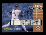 2002 Upper Deck GAME WORN JERSEY Baseball Card #EL-DG Dwight Gooden New Yor