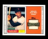 2002 Topps GAME WORN JERSEY Baseball Card Hall of Famer Orlando Cepeda San