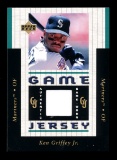2005 Upper Deck GAME WORN JERSEY Baseball Card #RE-KG Hall of Famer Ken Gri