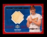2001 Upper Deck GAME USED BAT Baseball Card Hall of Famer Brooks Robinson B
