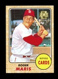 2001 Topps Reprint Baseball Card #330 of 1968 Topps Roger Maris St Louis Ca
