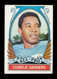 1972 Topps Football Card #264 All Pro Hall of Famer Charlie Sanders Detroit
