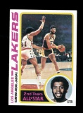 1978 Topps Basketball Card #110 Kareem Abdul-Jabbar Los Angeles Lakers