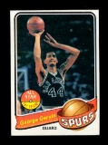 1979 Topps Basketball Card #1 George Gervin San Antonio Spurs