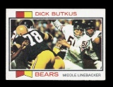 1973 Topps Football Card #300 Hall of Famer Dickm Butkus Chicago Bears
