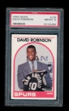 1989 Hoops ROOKIE Basketball Card # 138 Rookie David Robinson San Antonio S