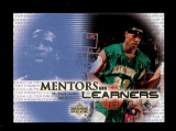 2003 Upper Deck Mentors and Learners Basketball Card Michael Jordon-Lebron