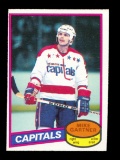1980 O-Pee-Chee ROOKIE Hockey Card #195 Rookie Hall of Famer Mike Gartner W