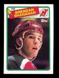 1988 Topps ROOKIE Hockey Card #122 Rookie Hall of Famer Brendan Shanahan Ne