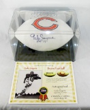 September 11, 2009 Gale Sayers AUTOGRAPHED Chicago Bears Football with Cert