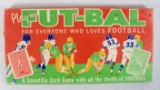 1957 Fut-Bal Football Card Game with Box, Complete with Board and game piec