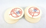 (25) New York Yankee Drink Coasters